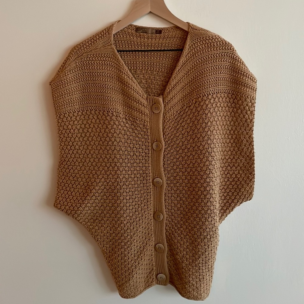 Prana Estee Chunky Knit Sweater Vest. Sz. S